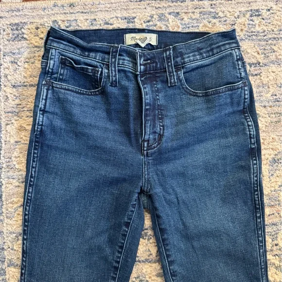 Madewell 10” High Rise Roadtripper Skinny Jeans – Davit Wash – Size 26 - Picture 2 of 6